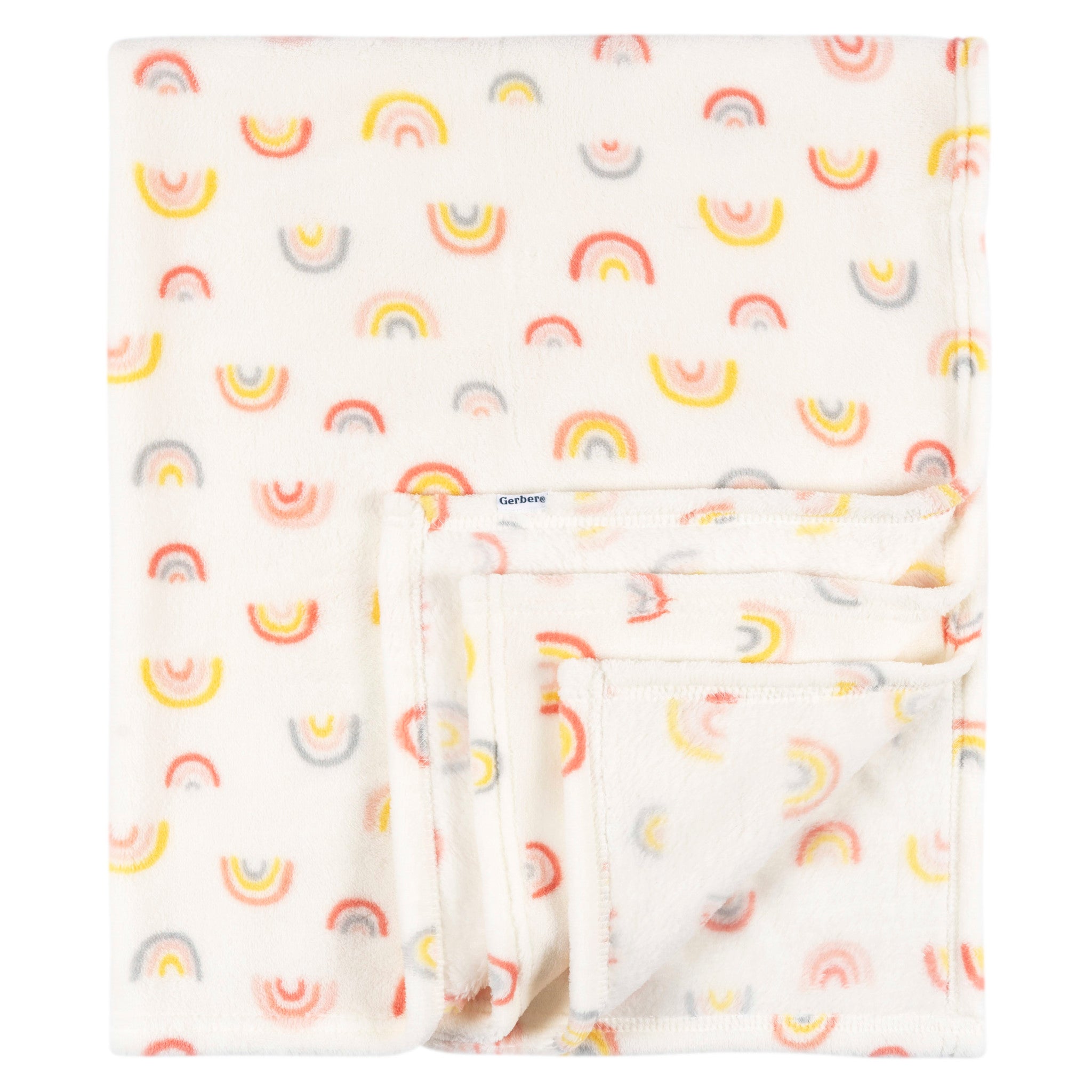 Baby Girls Rainbow Fleece Blanket-Gerber Childrenswear Wholesale