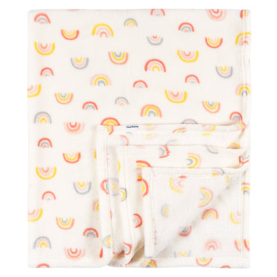 Baby Girls Rainbow Fleece Blanket-Gerber Childrenswear Wholesale