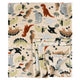 Baby Boys Dinos Fluffy Fleece Blanket-Gerber Childrenswear Wholesale