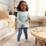CASE of 3-Piece Toddler Girls Blue Tunics and Leggings-Gerber Childrenswear Wholesale