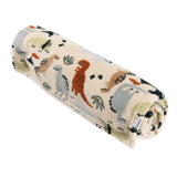 Baby Boys Dinos Fluffy Fleece Blanket-Gerber Childrenswear Wholesale