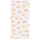 2-Pack Baby Girls Rainbow Flannel Blankets-Gerber Childrenswear Wholesale