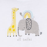 Baby Neutral Little Animals Short Sleeve Onesies Bodysuit-Gerber Childrenswear Wholesale