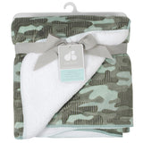 Baby Boys Camo Plush Blanket-Gerber Childrenswear Wholesale