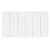 6-Pack Baby Neutral White Washcloths-Gerber Childrenswear Wholesale