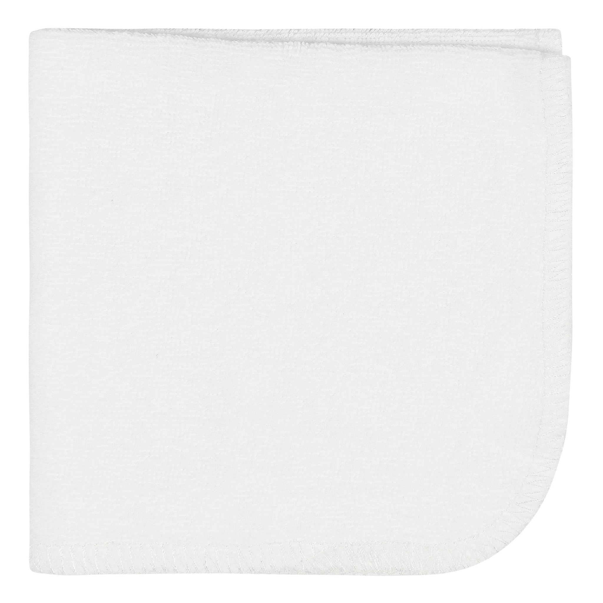 6-Pack Baby Neutral White Washcloths-Gerber Childrenswear Wholesale