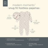 Baby & Toddler Neutral Beige Shamrock Tight Fitting Footless Pajamas-Gerber Childrenswear Wholesale