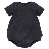 Baby Boys Dk Grey Dumpling Romper-Gerber Childrenswear Wholesale