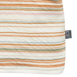 Baby Boys Ivory Multi Color Stripe Short Sleeve Hooded Top-Gerber Childrenswear Wholesale