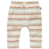 Baby Boys Lt Beige Strip Harem Pants-Gerber Childrenswear Wholesale