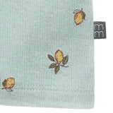 Baby Boys Lt Sky Lemon Henley Drop Shoulder Top-Gerber Childrenswear Wholesale