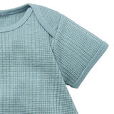 Baby Boys Md Teal Dumpling Romper-Gerber Childrenswear Wholesale