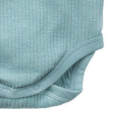 Baby Boys Md Teal Long Sleeve Bodysuit-Gerber Childrenswear Wholesale