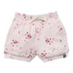 Baby Girls Lt Pink Floral Cuffed Shorts-Gerber Childrenswear Wholesale