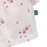 Baby Girls Lt Pink Floral Ruffle Sleeve Top-Gerber Childrenswear Wholesale