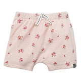 Baby Girls Lt Rose Bouquet Harem Shorts-Gerber Childrenswear Wholesale