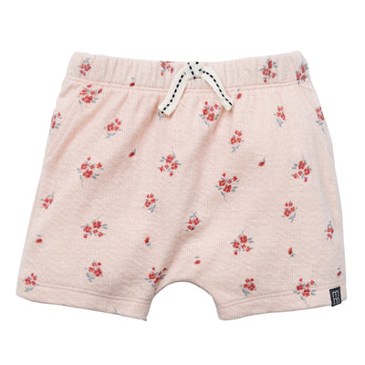 Baby Girls Lt Rose Bouquet Harem Shorts-Gerber Childrenswear Wholesale