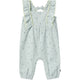 Baby Girls Sky Leaves Ruffles Long Leg Romper