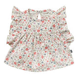 Baby Girls Vanilla Garden Ruffle Sleeve Top-Gerber Childrenswear Wholesale