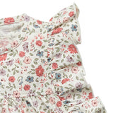 Baby Girls Vanilla Garden Ruffle Sleeve Top-Gerber Childrenswear Wholesale