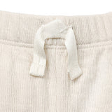 Baby Neutral Beige Cuffed Shorts-Gerber Childrenswear Wholesale
