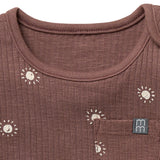 Baby Neutral Brown Suns Tank Top With Pocket-Gerber Childrenswear Wholesale