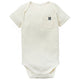 Baby Neutral Ivory Short Sleeve Bodysuit-Gerber Childrenswear Wholesale