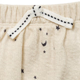 Baby Neutral Lt Beige Moon Stars Harem Shorts-Gerber Childrenswear Wholesale