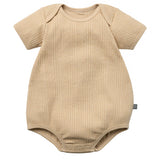 Baby Neutral Lt Tan Dumpling Romper-Gerber Childrenswear Wholesale