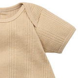 Baby Neutral Lt Tan Dumpling Romper-Gerber Childrenswear Wholesale