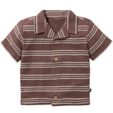 Infant & Toddler Boys Brown Collar Top-Gerber Childrenswear Wholesale