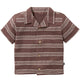 Infant & Toddler Boys Brown Collar Top-Gerber Childrenswear Wholesale