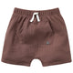 Infant & Toddler Boys Brown Harem Shorts-Gerber Childrenswear Wholesale