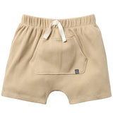 Infant & Toddler Boys Light Brown Harem Shorts-Gerber Childrenswear Wholesale
