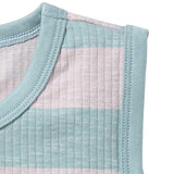 Infant & Toddler Boys Medim Teal Stripe Tank Top-Gerber Childrenswear Wholesale