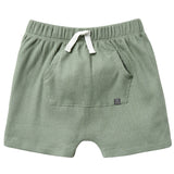 Infant & Toddler Boys Medium Green Harem Shorts-Gerber Childrenswear Wholesale