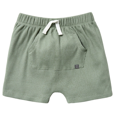 Infant & Toddler Boys Medium Green Harem Shorts-Gerber Childrenswear Wholesale