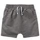 Infant & Toddler Boys Medium Grey Harem Shorts-Gerber Childrenswear Wholesale