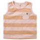 Infant & Toddler Boys Tan Stripe Tank Top-Gerber Childrenswear Wholesale