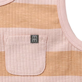 Infant & Toddler Boys Tan Stripe Tank Top-Gerber Childrenswear Wholesale