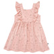 Infant & Toddler Girls Rose Tulips Bow Back Dress