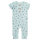 Baby Girls Light Sky Blueberry Short Sleeve Long Leg Romper