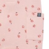 Baby Girls Rose Tossed Daisy Short Sleeve Long Leg Romper
