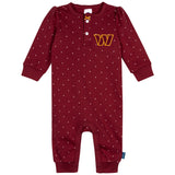 Baby Girls Washington Commanders Romper