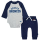 2-Piece Baby Neutral Denver Broncos Bodysuit & Jogger Set