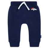 2-Piece Baby Neutral Denver Broncos Bodysuit & Jogger Set