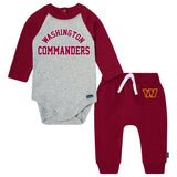 2-Piece Baby Neutral Washington Commanders Bodysuit & Jogger Set