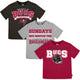 3-Pack Infant & Toddler Neutral Buccaneers T-Shirts