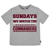 3-Pack Infant & Toddler Neutral Washington Commanders T-Shirts
