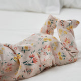 3-Piece Baby Girls Wildflower Long Sleeve Shirt, Footed Pant, & Cap Set-Gerber Childrenswear Wholesale
